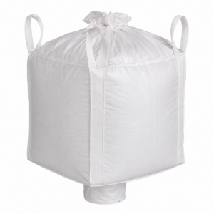 35x35x35 Uncoated Duffle Top, Spout Bottom 3000 lbs