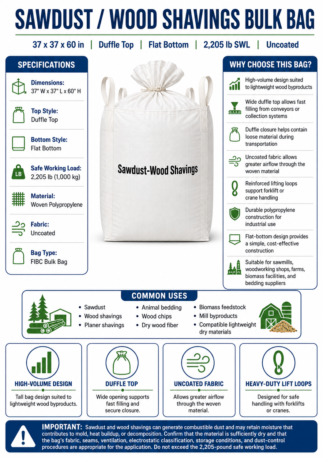Sawdust-Wood Shavings Bulk Bag - Image 2