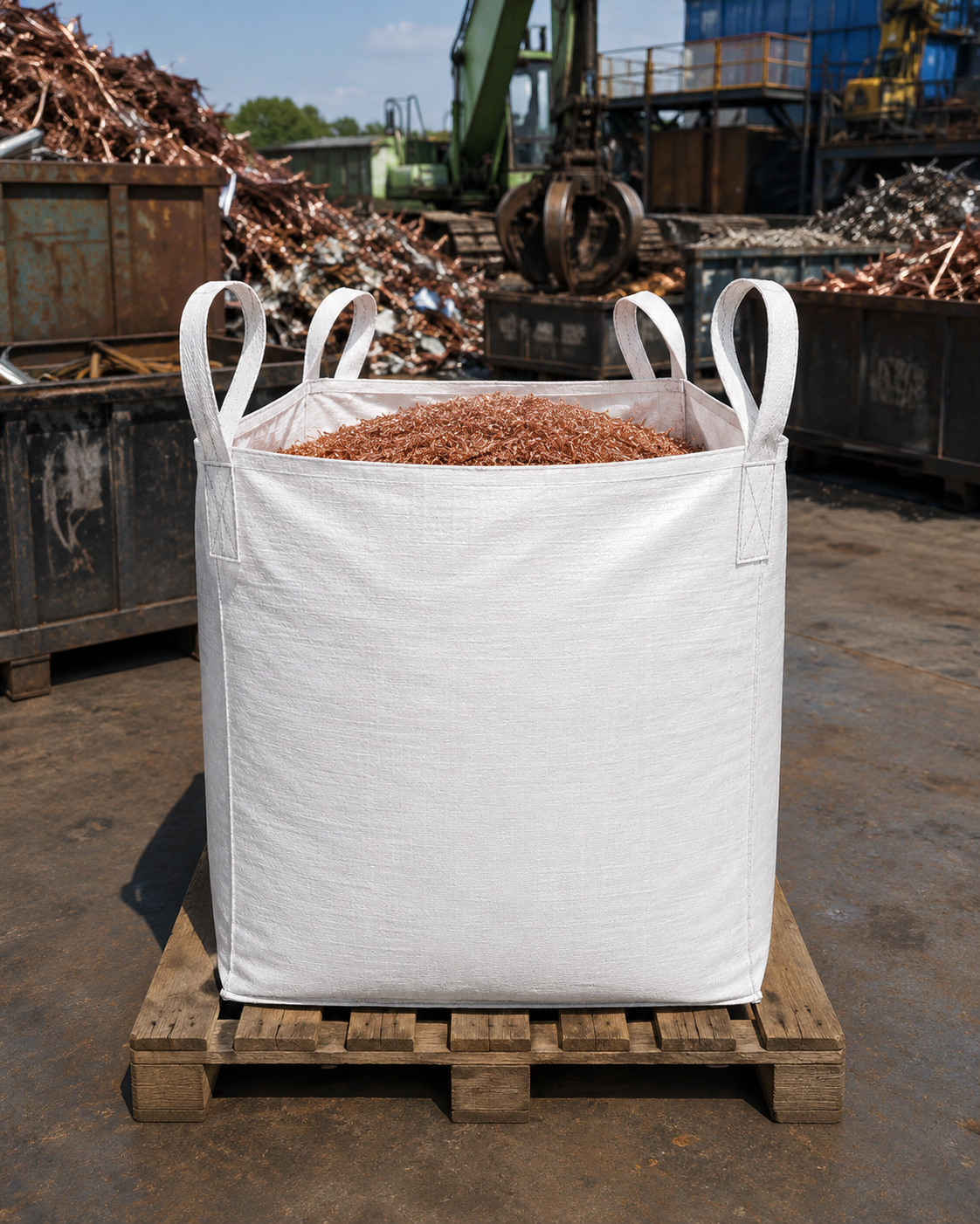 Scrap Meta-Recycling Bulk Bag - 35x35x35 | 2,205 lb SWL - Image 3